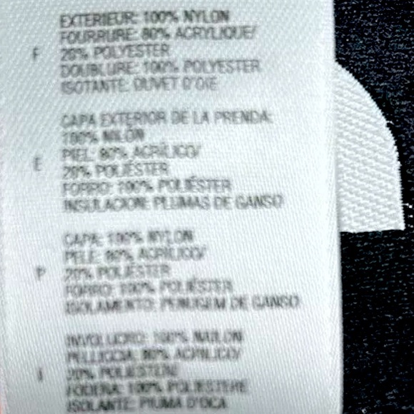 $598 VINTAGE North Face Arctic Parka Medium Ivory Waterproof Short Sealed Seams - Picture 14 of 16